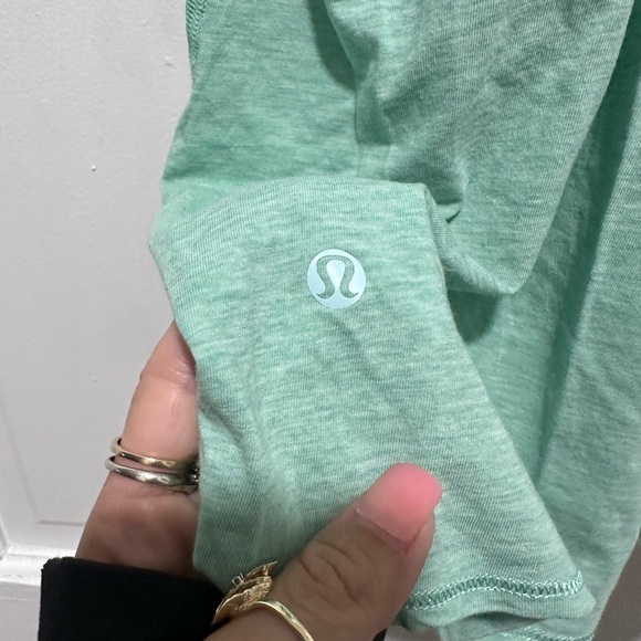 lululemon athletica all tied up Green Backless Tank Top size 4 - Picture 4 of 5